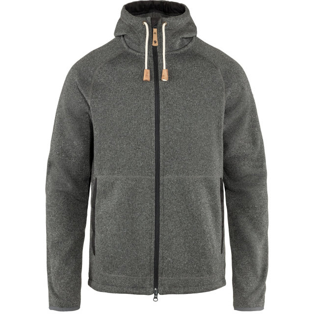 Fjallraven Men's Ovik Fleece Hoodie 030 Dark Grey