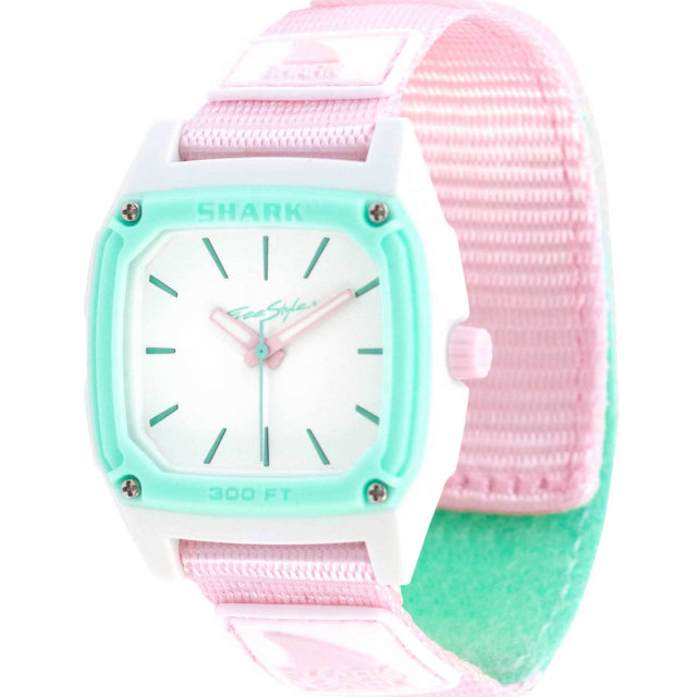 Freestyle Watches Shark Classic Leash Clear/Cyan Analog - Seafoam