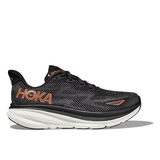 Hoka Women&#39;s Clifton 9 Black/Copper