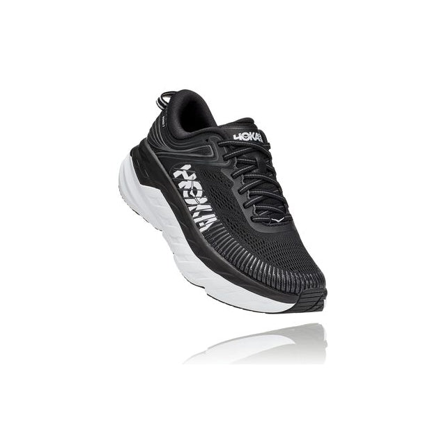 Hoka Men&#39;s Bondi 7 Wide Black/White