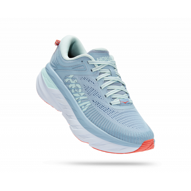 Hoka Women&#39;s Bondi 7 BFBG Blue Fog/Blue Glass