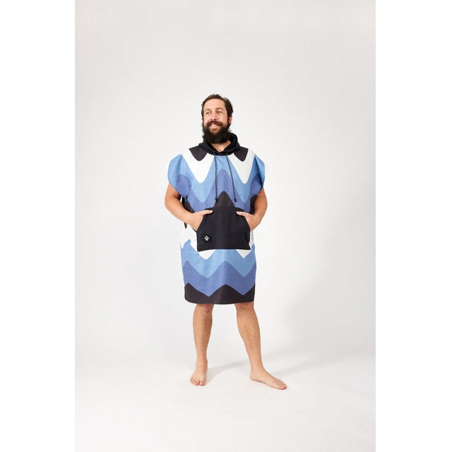 Nomadix Changing Poncho Melt Blue