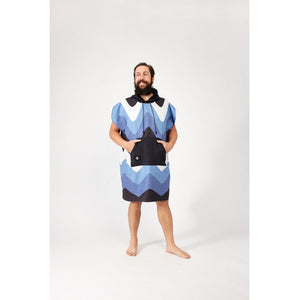 Nomadix Changing Poncho Melt Blue