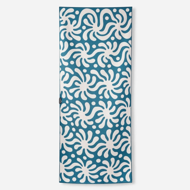 Nomadix Single Sided Print WHIR-TEOC Whirlpool Teal Ocean