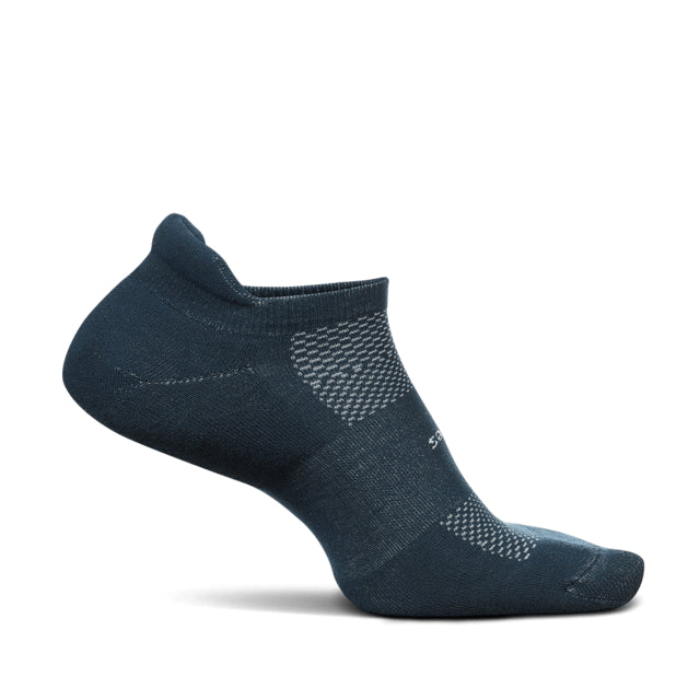 Feetures! High Performance Cushion No Show Tab Socks French Navy