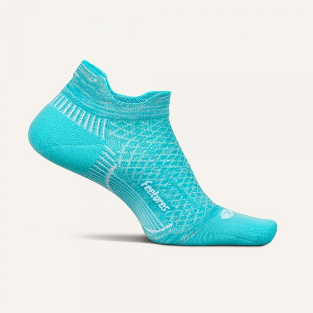Feetures! PF Relief Light Cushion No Show Tab Socks 783 Aqua Spring