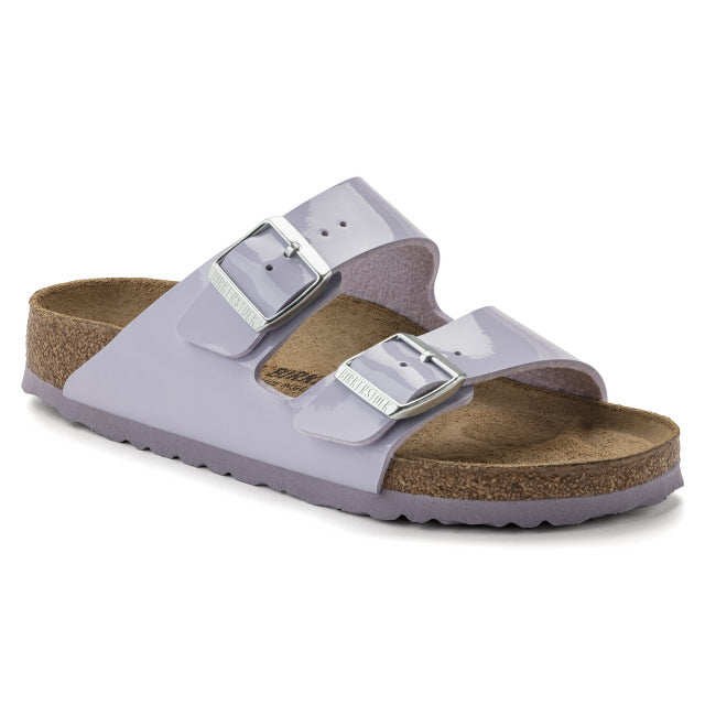 Birkenstock Arizona Birko-Flor - Narrow Patent Purple Fog