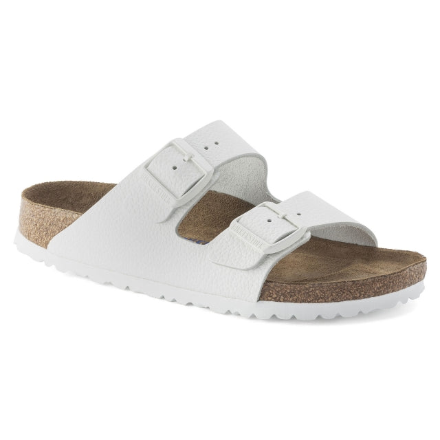 Birkenstock Arizona Soft Footbed Natural Leather White