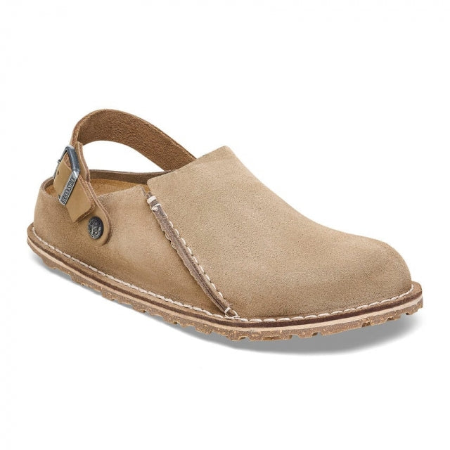 Birkenstock Lutry Suede - Reg Gray Taupe
