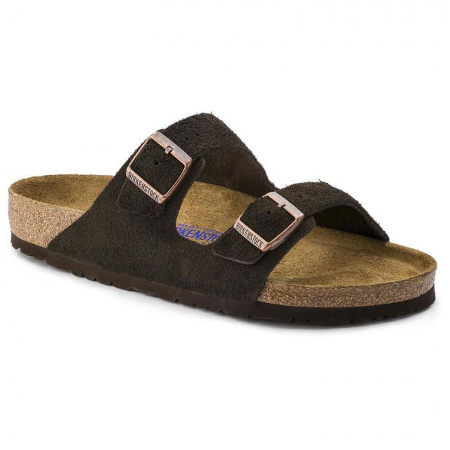 Birkenstock Arizona Soft Footbed Suede Leather - Regular Mocha