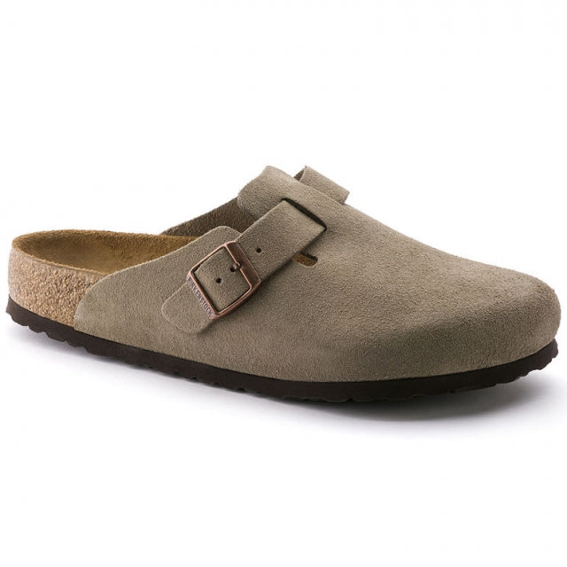 Birkenstock Boston SFB Suede- Nar Taupe