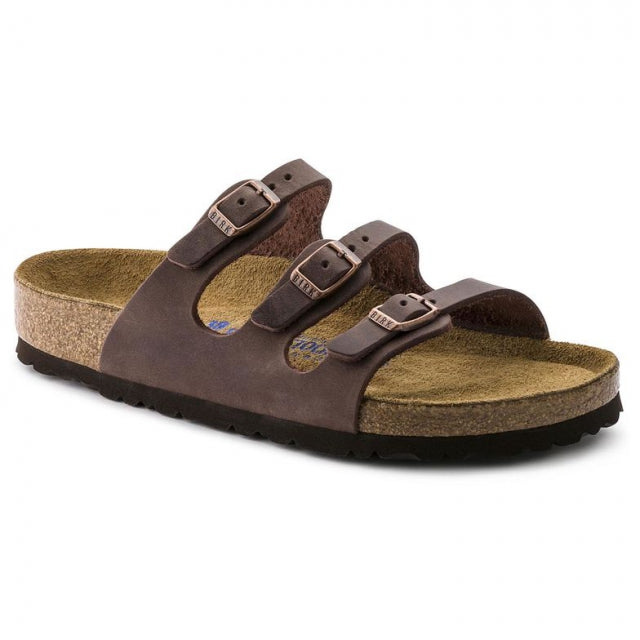 Birkenstock Women&#39;s Florida Soft Footbed Oiled Leather Habana