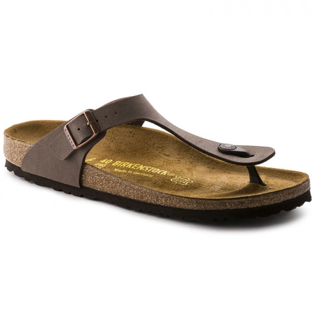 Birkenstock Gizeh Birko-Flor Nubuck Mocha