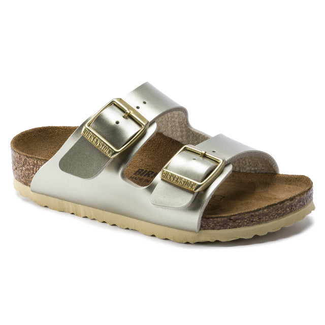 Birkenstock Kids&#39; Arizona Birko-Flor Electric Gold