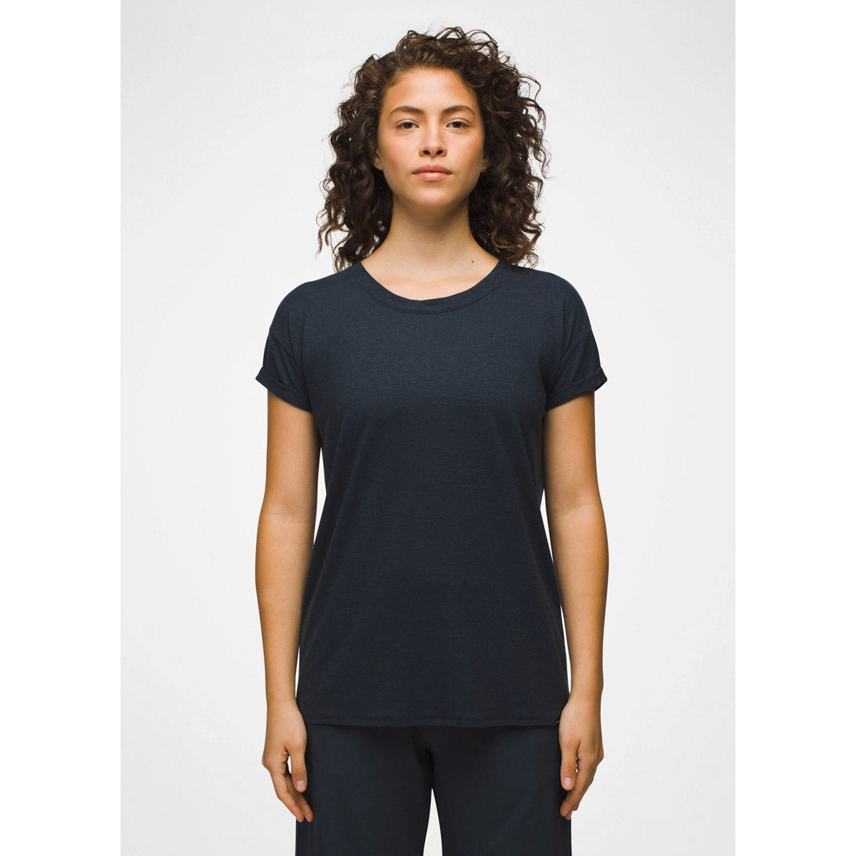 Prana Women's Cozy Up T-shirt Stormy Night Heather