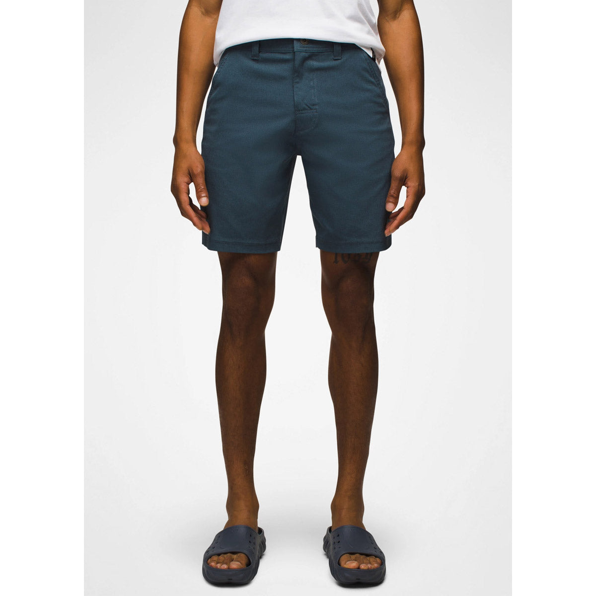Prana Men's Hybridizer Short - 8" Grey Blue