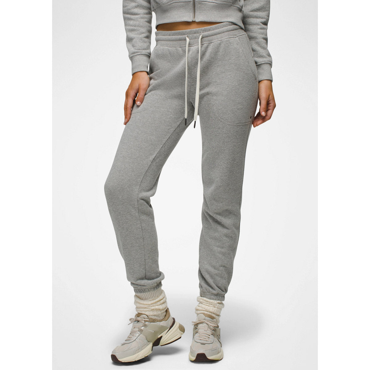 Prana W Cozy Up Pant Heather Grey