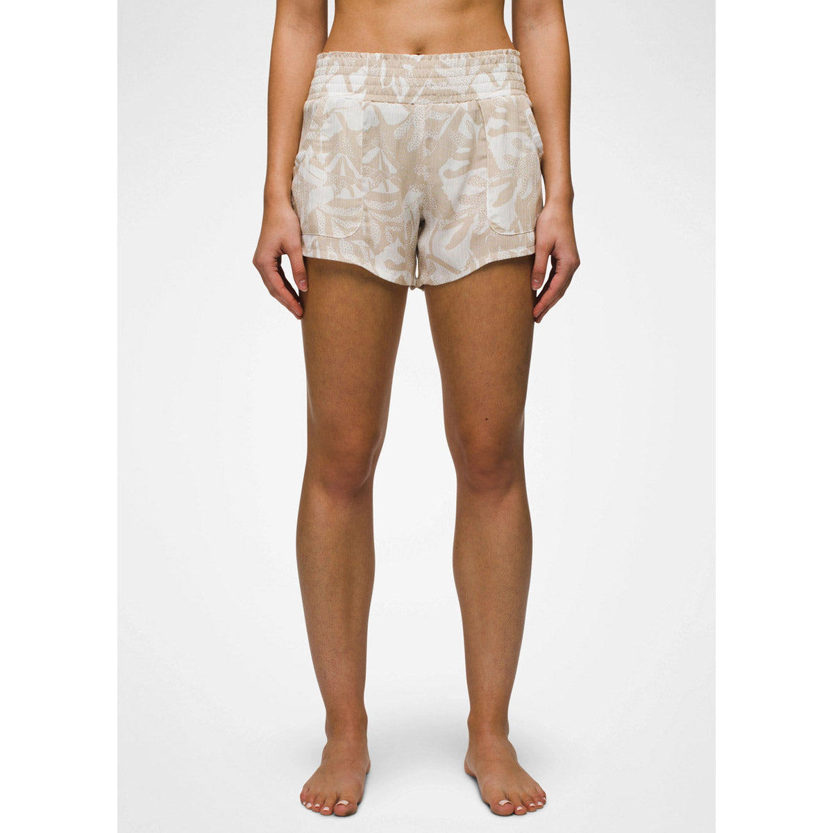 Prana Women's Fernie Short Soft White Seaside