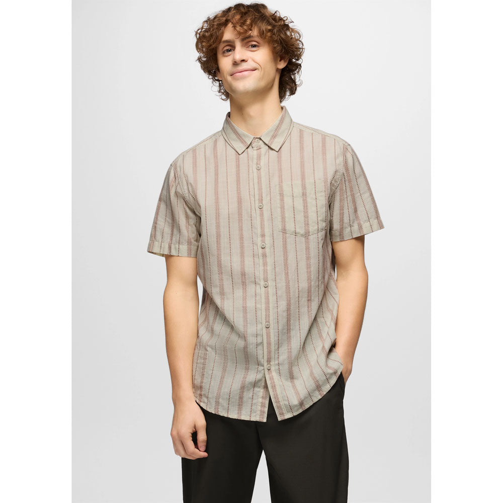 Prana Mens Groveland Shirt - Standard Jasmine