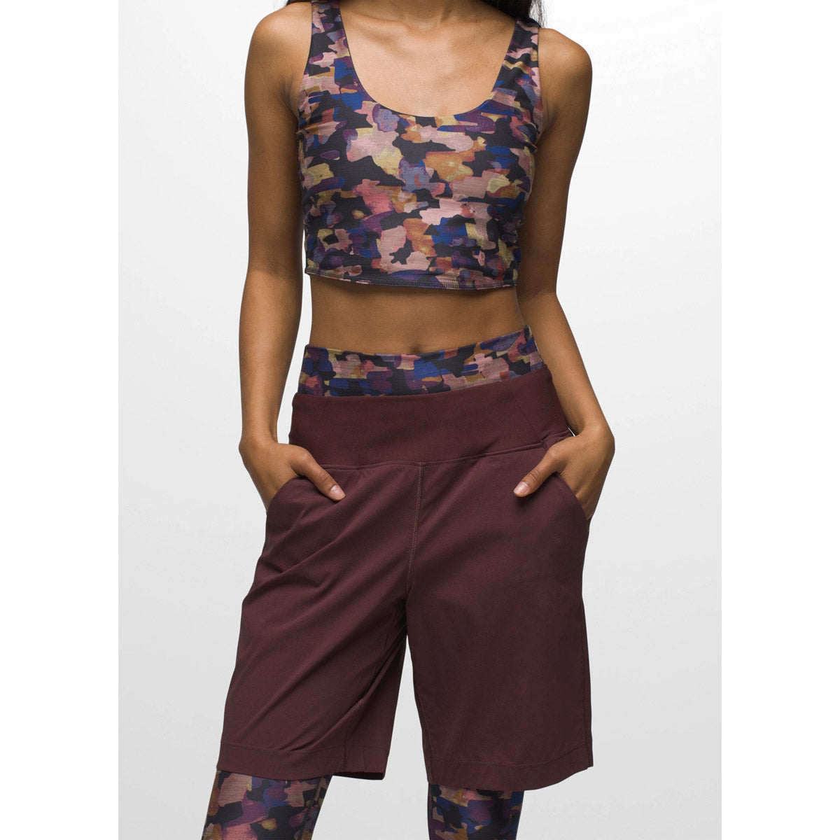 Prana Women&#39;s Koen Flat Front Short Cacao