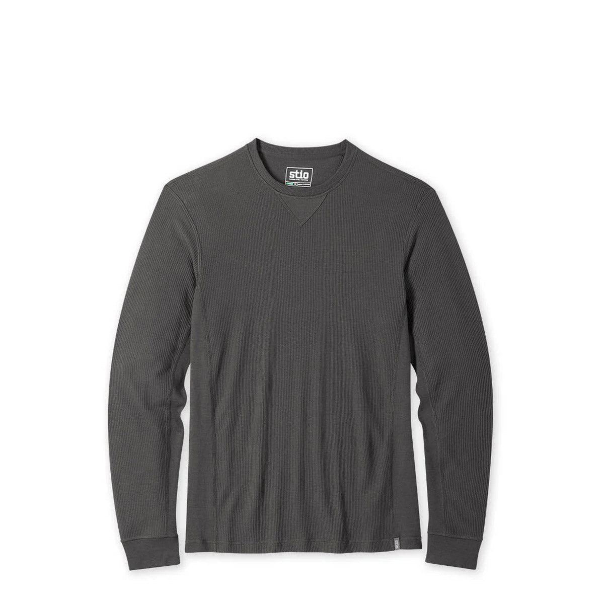 Stio Men's Wister Waffle Long Sleeve Raven