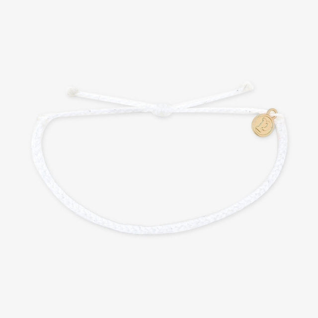 Pura Vida Mini Braided White