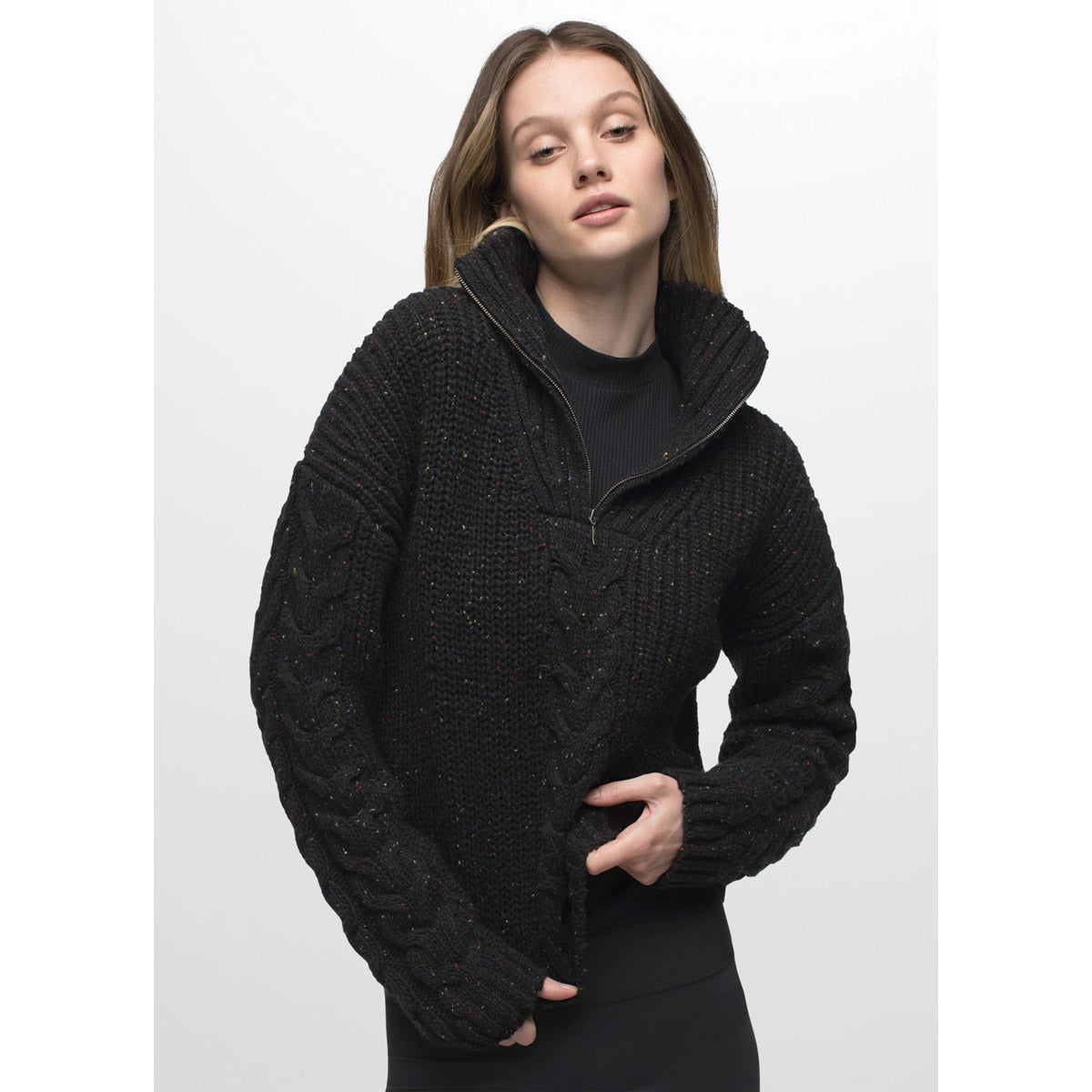 Prana Women&#39;s Laurel Creek Sweater Black