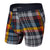 Saxx Underwear Co. Men's Ultra Boxer Brief FFM Multi Free Fall Plaid