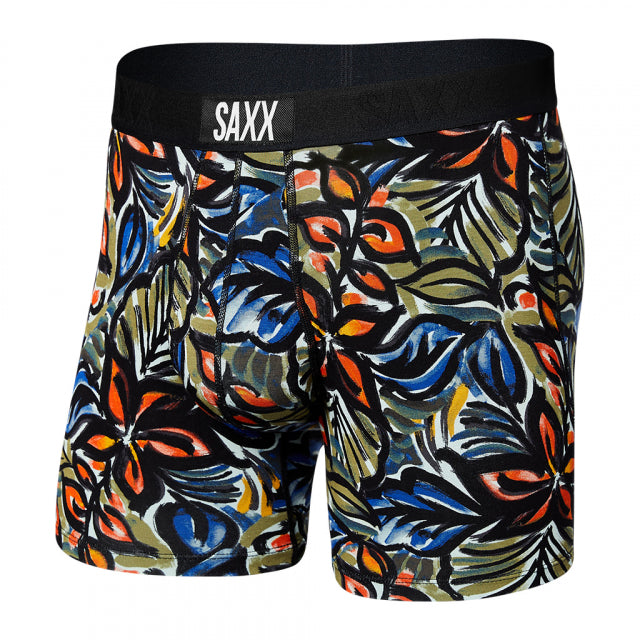 Saxx Underwear Co. Mens Ultra Boxer Brief PPM Painterly Paradise-Multi