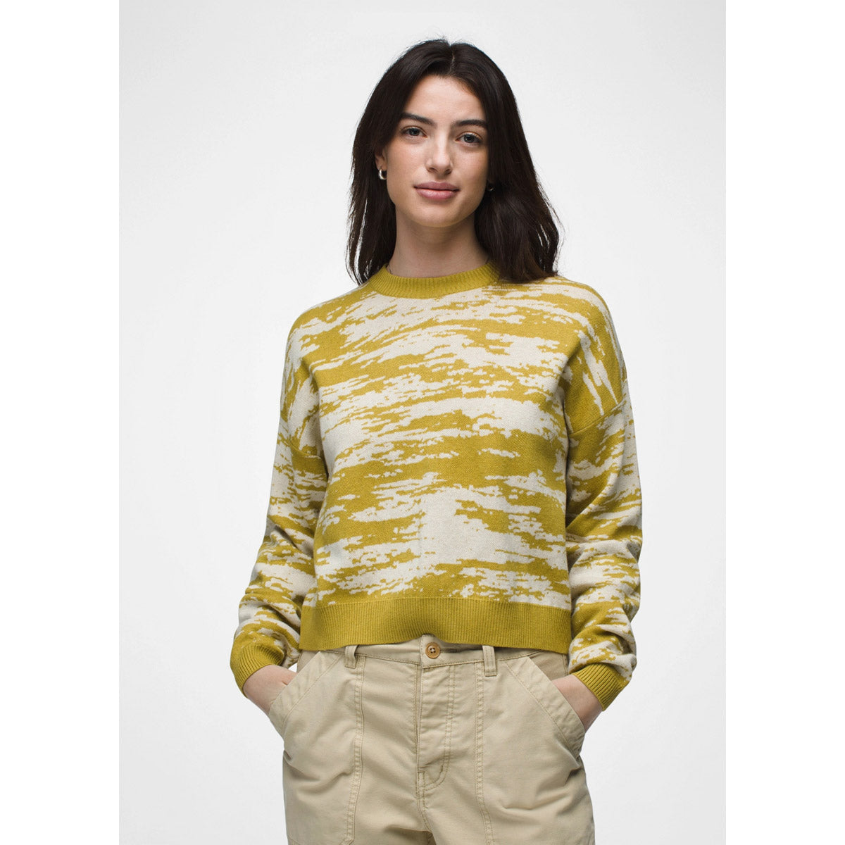 Prana W Sun Fall Sweater Golden eaf / L