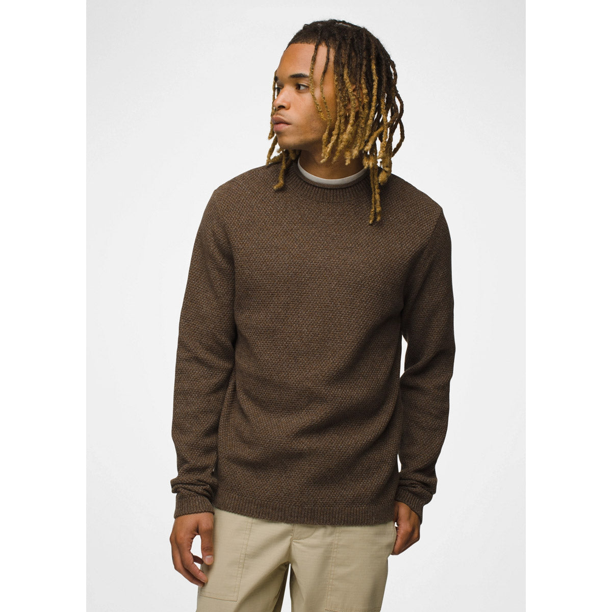 Prana M Forest Hill Sweater - Standard Sepia