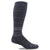 Sockwell Mens Circulator Graduated Compression Socks 850 Charcoal Stripe