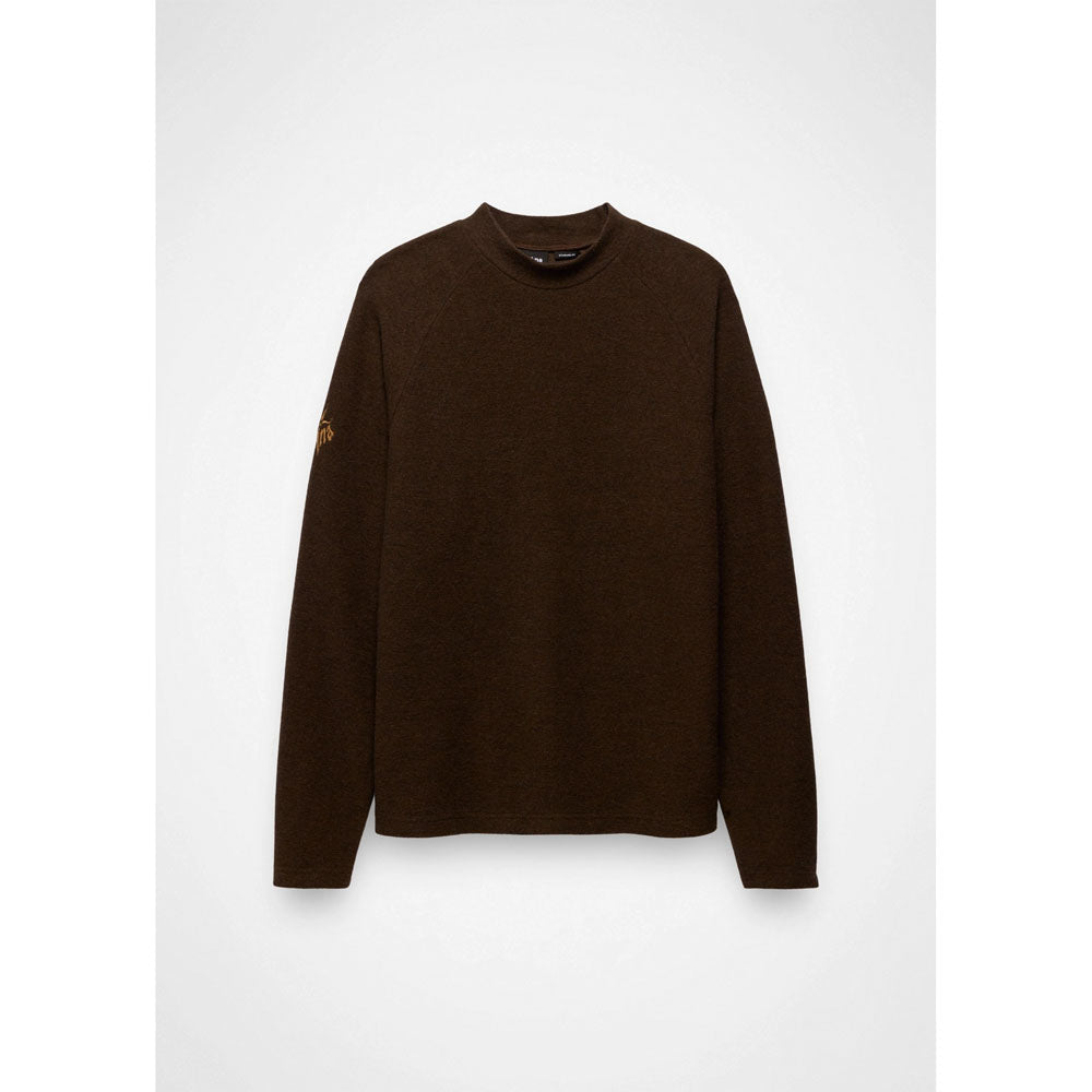 Prana Mens Heritage Snug Bug Crew Dark Roast