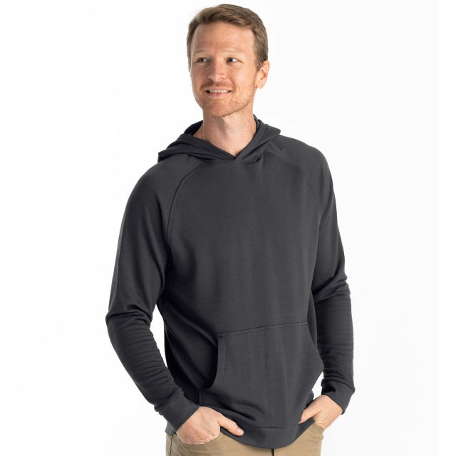 Free Fly Apparel Mens Bamboo Lightweight Fleece Hoodie P004 Vintage Camo Oil Green