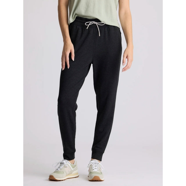 Free Fly Apparel Womens Bamboo Lightweight Fleece Jogger 305 Heather Black