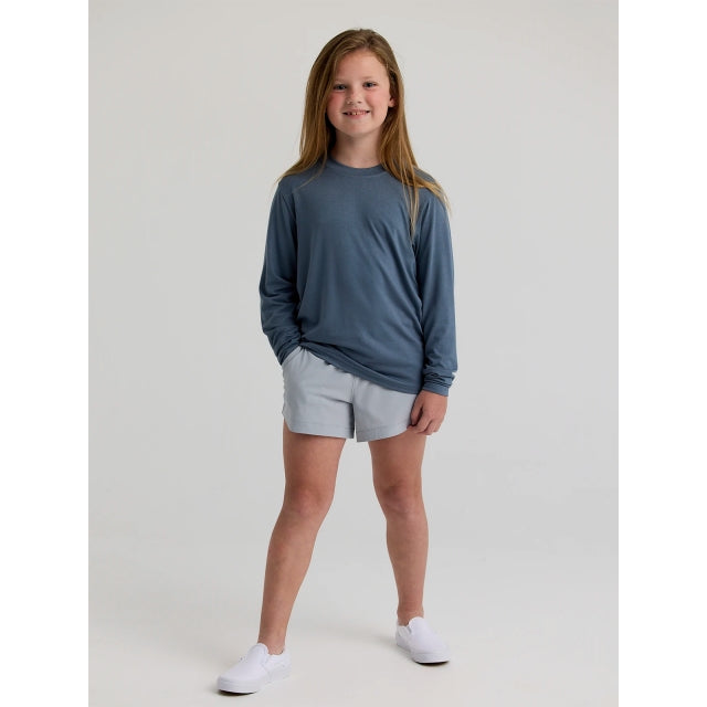 Free Fly Apparel Y Bamboo Shade LS 447 Slate Blue