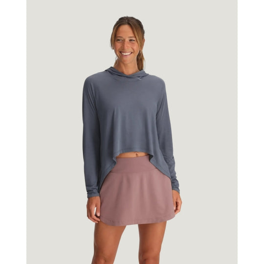 Women's Bamboo Lightweight Cropped Hoodie