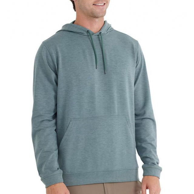 Free Fly Apparel Men&#39;s Bamboo Fleece Pullover Hoody 113 Heather Juniper