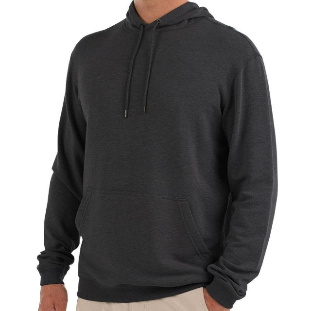 Free Fly Apparel Men&#39;s Bamboo Fleece Pullover Hoody 102 Heather Black