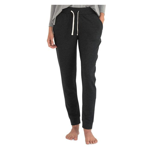 Free Fly Apparel Women&#39;s Bamboo Fleece Jogger 101 Heather Black