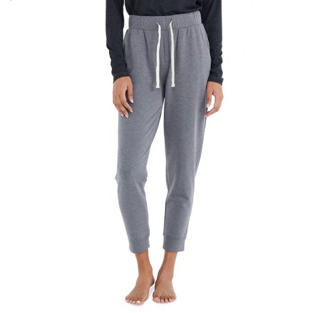 Free Fly Apparel Women&#39;s Bamboo Fleece Jogger 104 Heather Navy