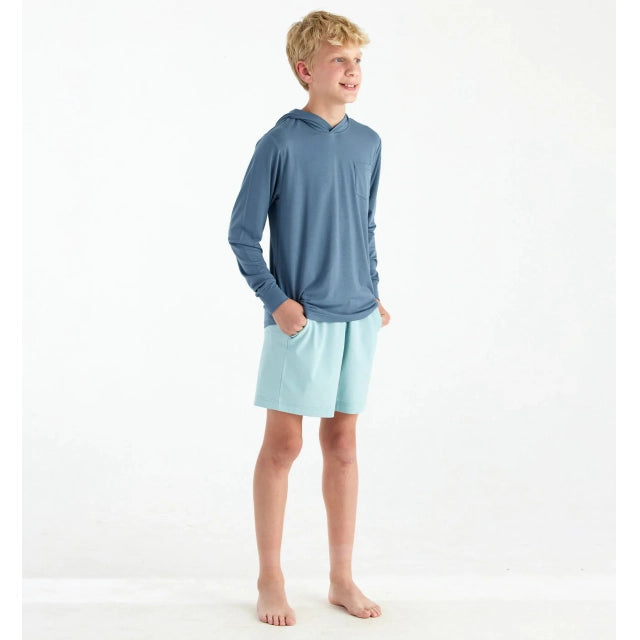 Free Fly Apparel Boys Breeze Short 521 Sea Glass