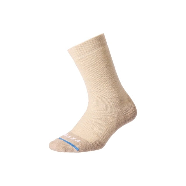 Fits Medium Hiker Striped Crew Socks 261 Stone