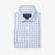 Mizzen+Main Mens Leeward Dress Shirt 0914 White Navy Windowpane