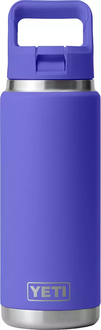 Yeti Rambler 26oz Straw Bottle with Color-Matched Straw Cap Ultraviolet