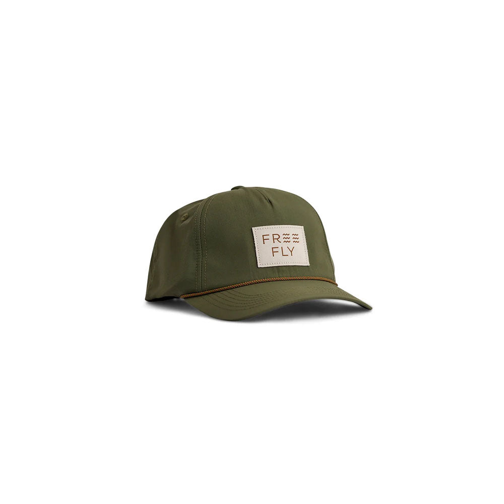 Free Fly Apparel Wave 5-Panel Hat Dark Olive