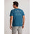 Free Fly Apparel Mens Salt and Sun Pocket Tee Heather Legion Blue