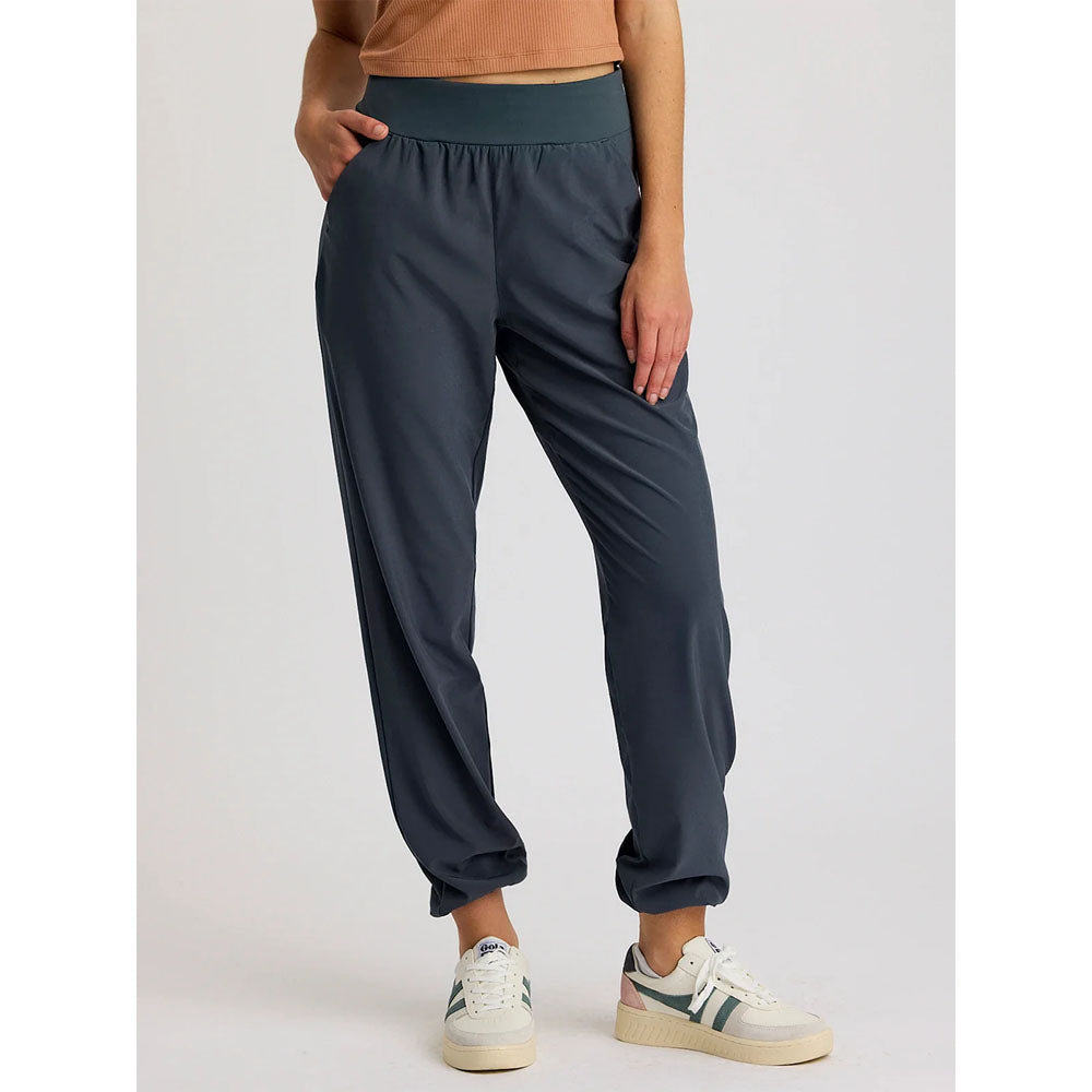 Free Fly Apparel Womens Breeze Flats Pant Storm Cloud