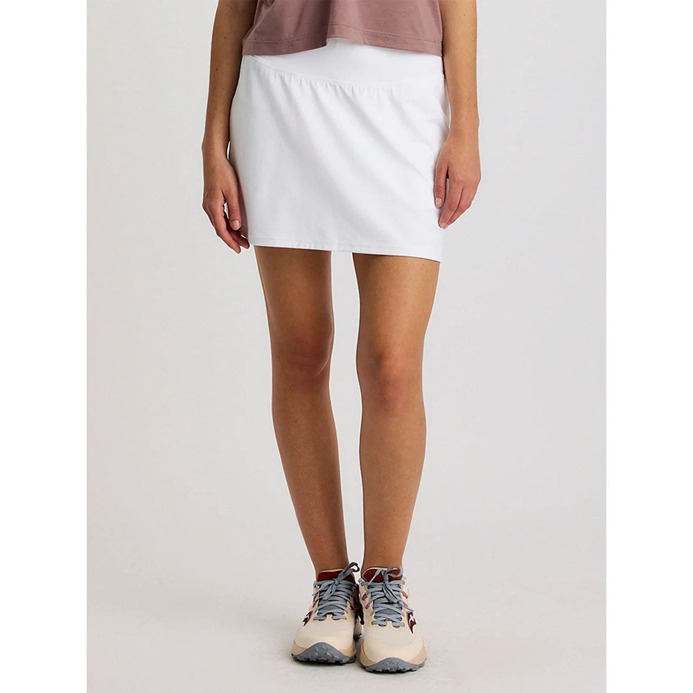 Free Fly Apparel Womens All Day Skort Bright White
