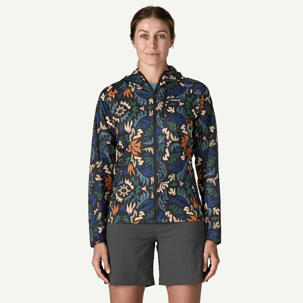 Patagonia Womens Houdini Jacket Kaleido: Black
